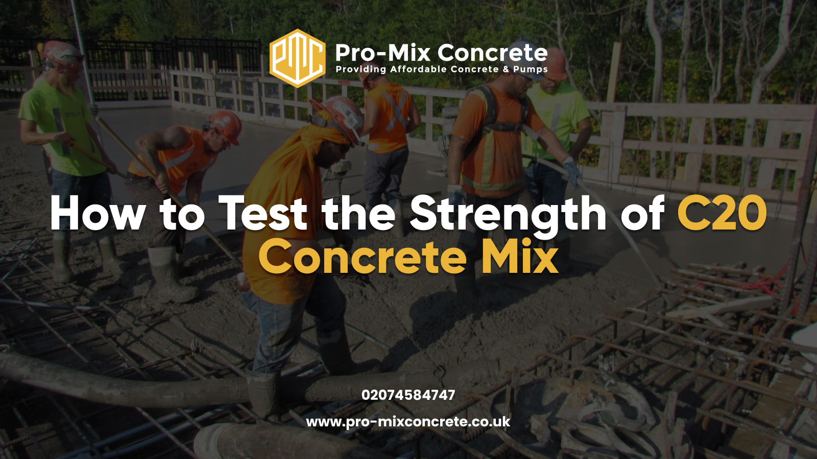 How to Test the Strength of C20 Concrete Mix