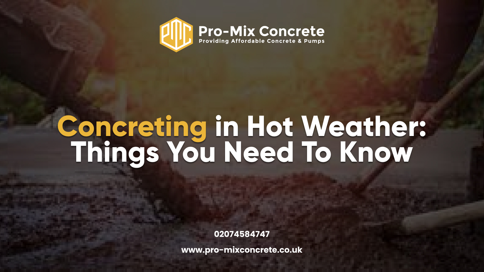 Concrete in hot weather