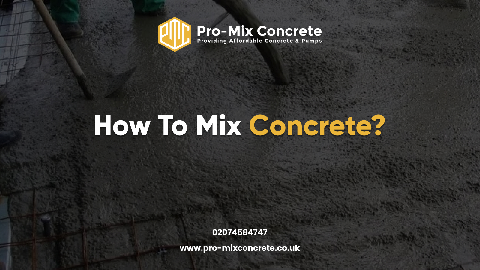 How To Mix Concrete?