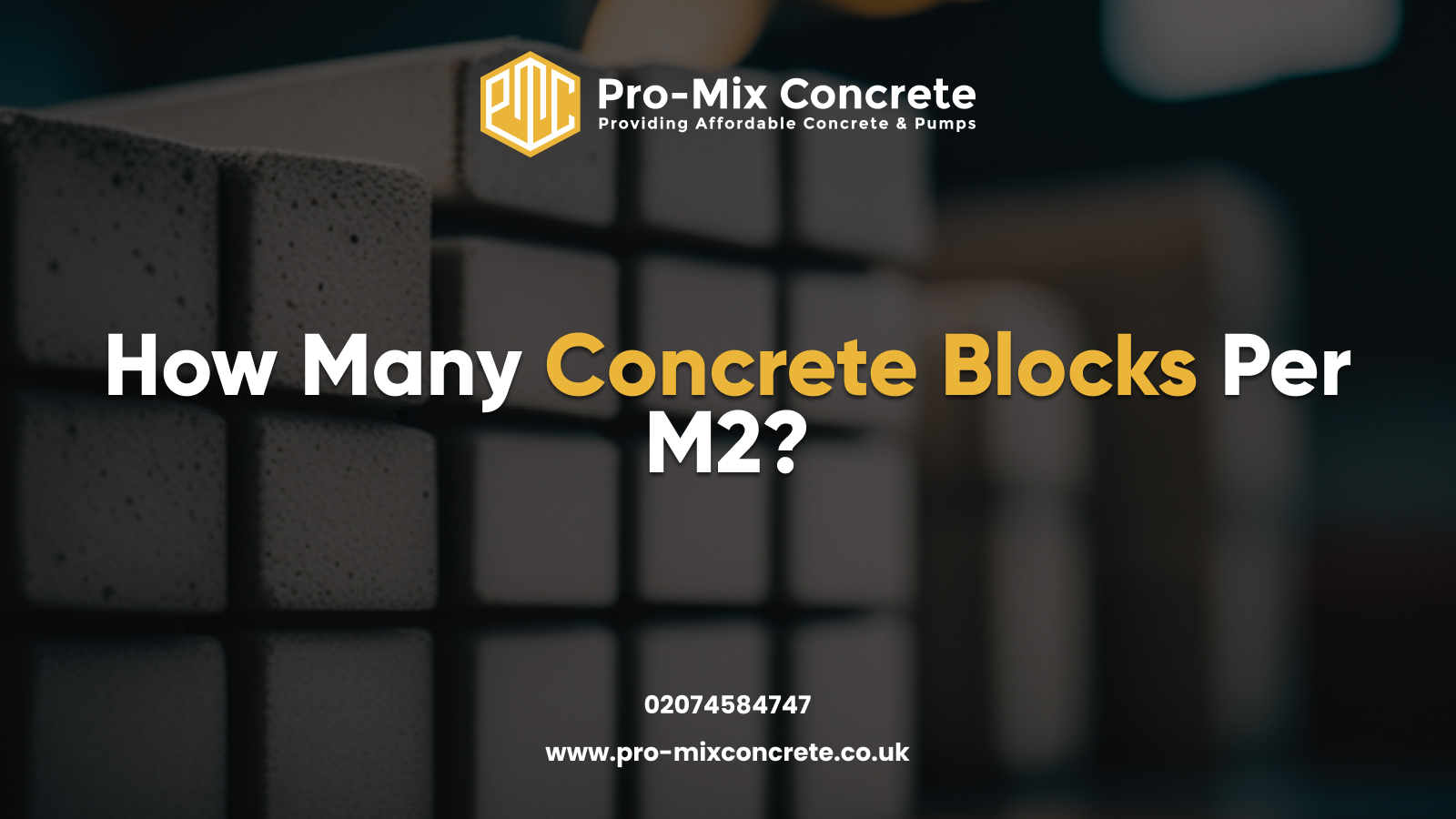 How Many Concrete Blocks Per M2?