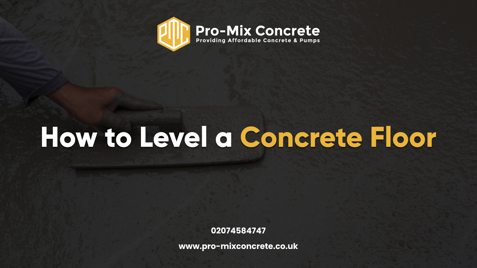 Concrete Floor Leveling