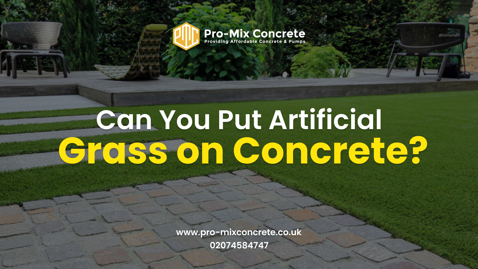Artificial Grass on Concrete