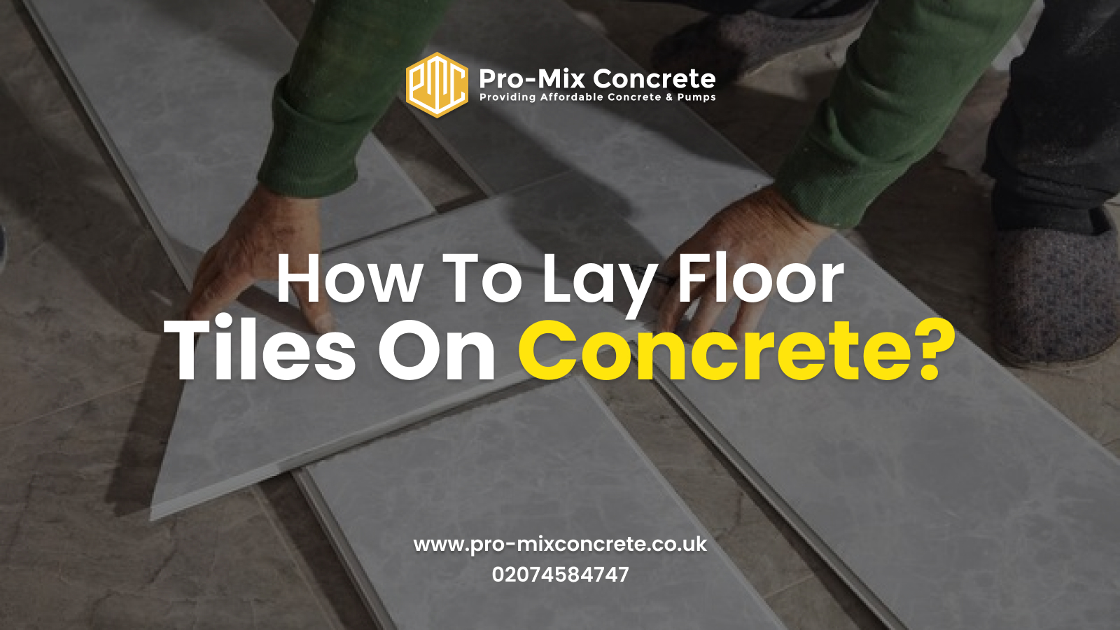 How To Lay Floor Tiles On Concrete