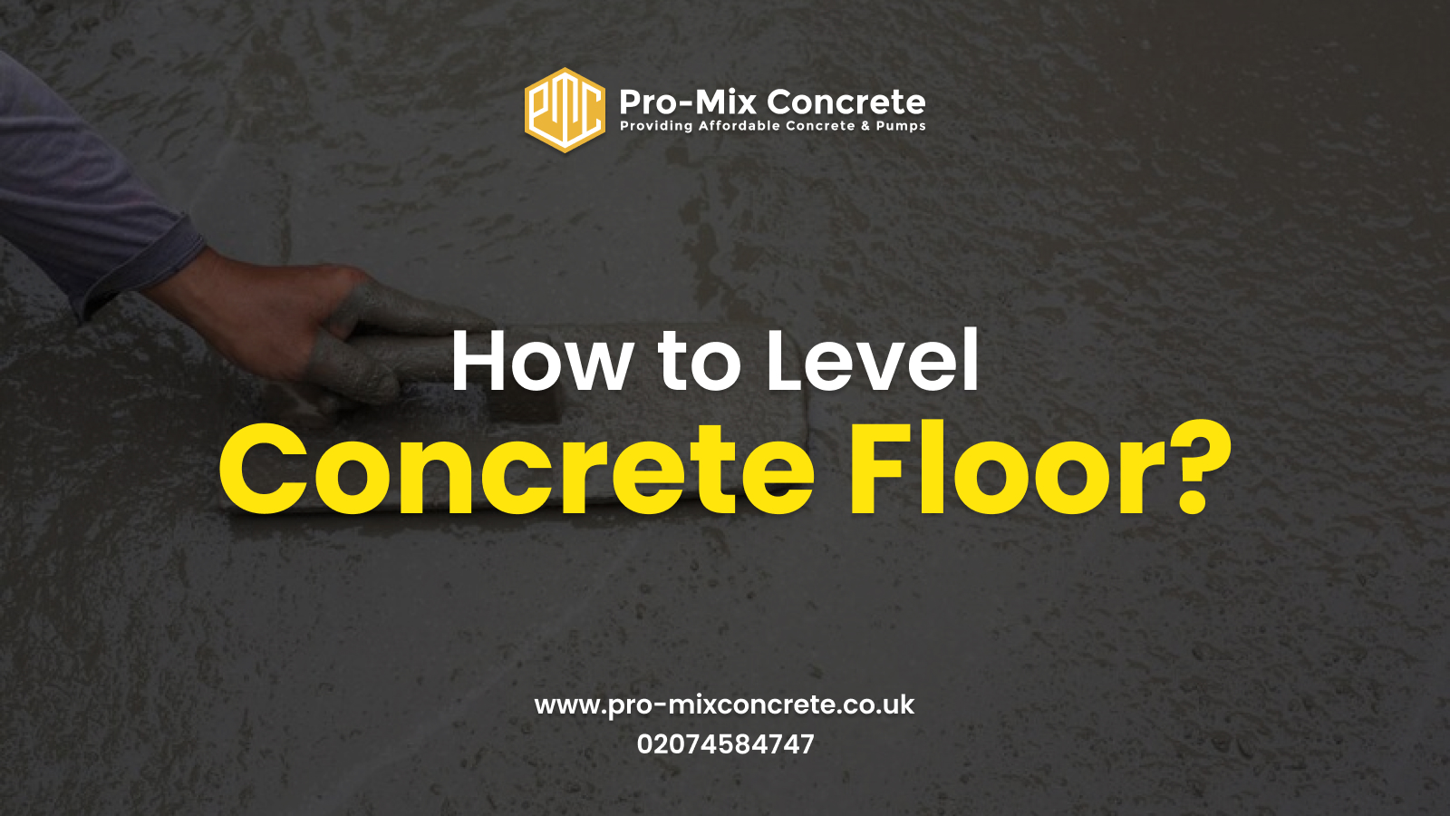 Level Concrete Floor