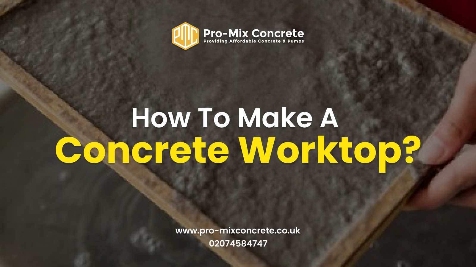 Select How To Make A Concrete Worktop? How To Make A Concrete Worktop
