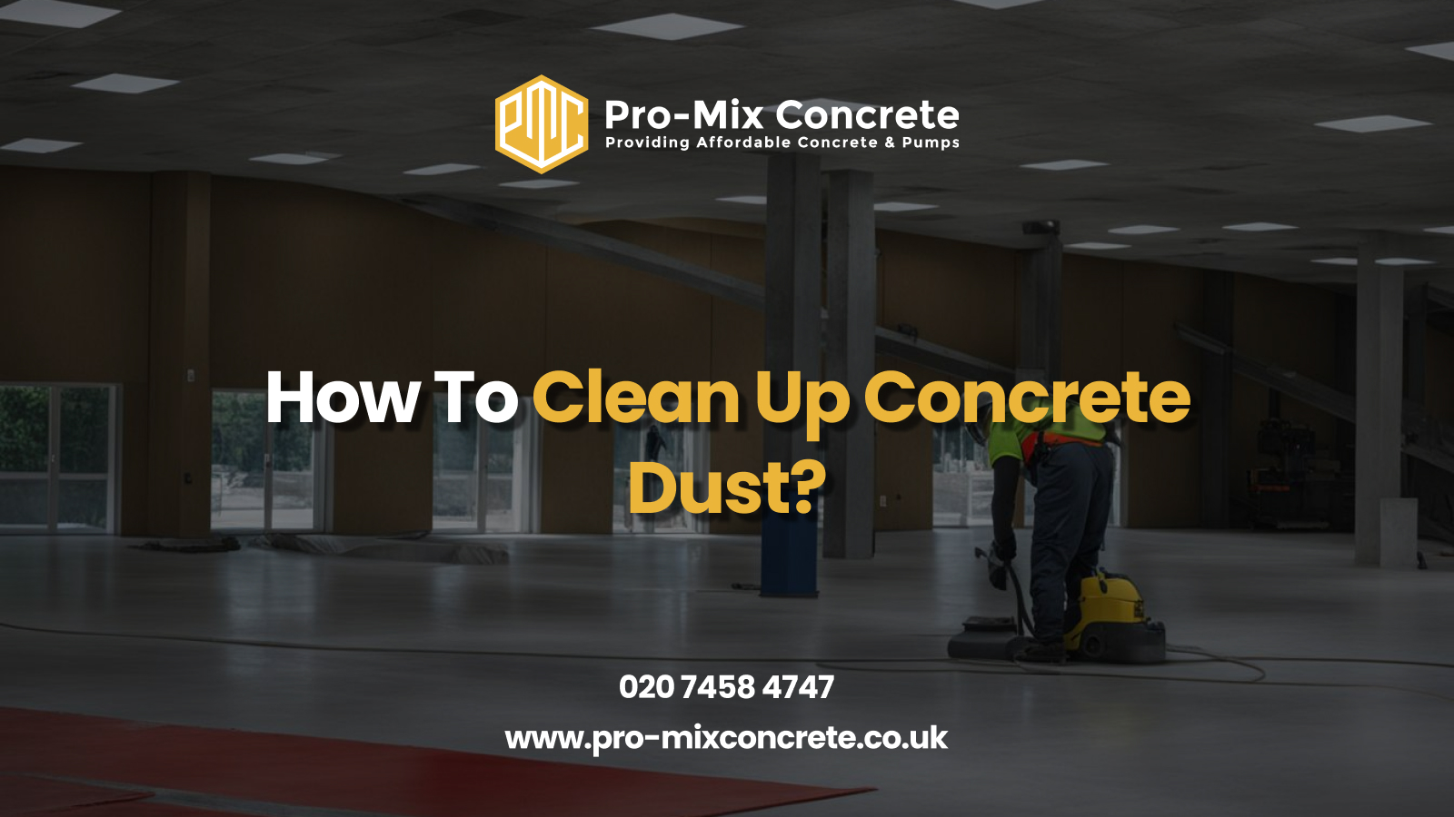 How To Clean Up Concrete Dust?