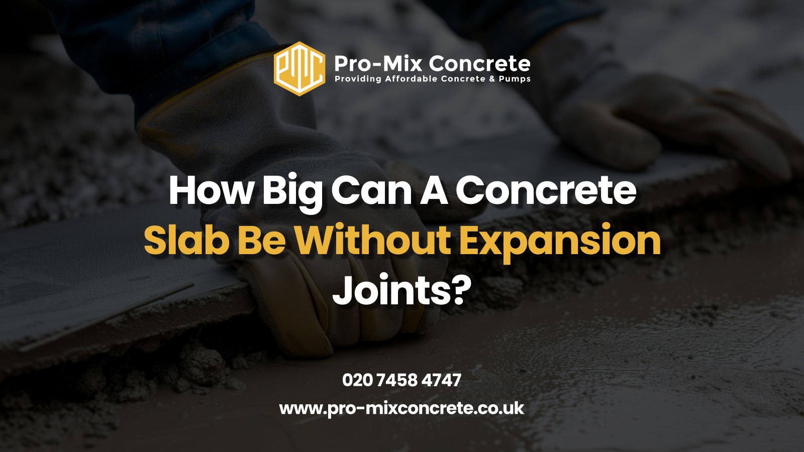 How Big Can A Concrete Slab Be Without Expansion Joints